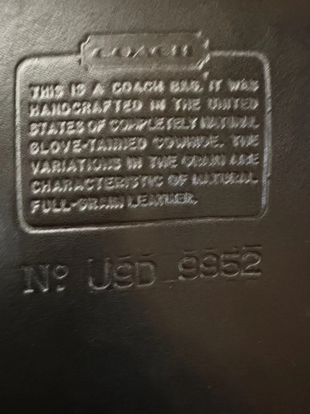 Authenic Coach Black cowhide Leather bucket purse with drawstrings. - Picture 11 of 11